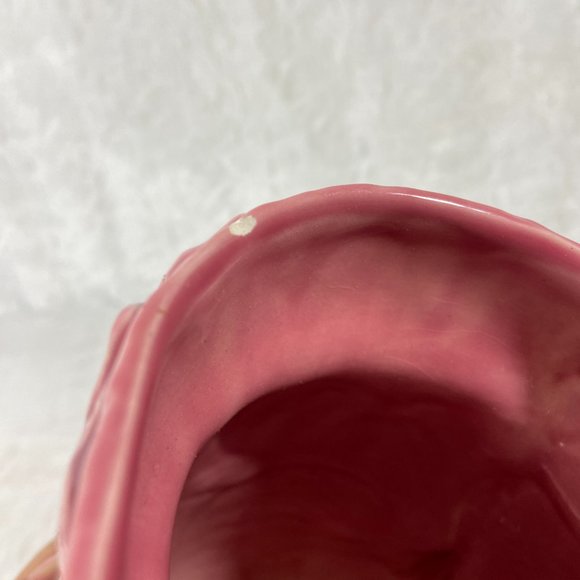 English water lily pitcher Pottery 481 New Arsenal pottery Teal Pink - Picture 6 of 11